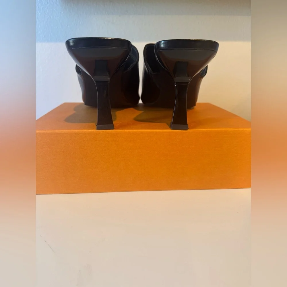 Open Edit Black Mules Size 11 - Picture 5 of 8